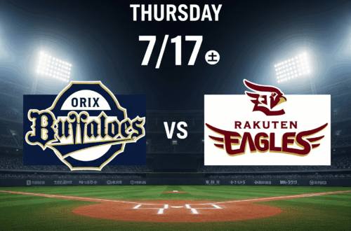 7월 17일(목) 오릭스 vs 라쿠텐 일본프로야구 경기분석