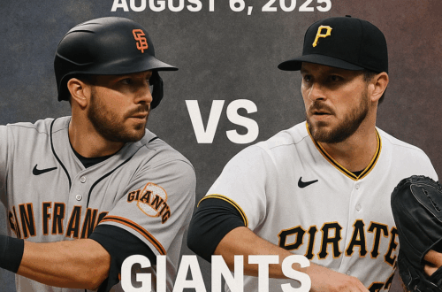 2025년8월6일 미국프로야구(MLB) 샌프란시스코 vs 피츠버그 경기분석.